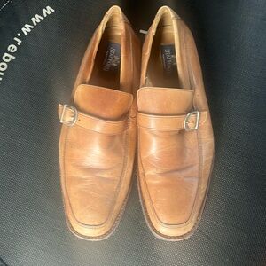 Stafford tan loafers size 12